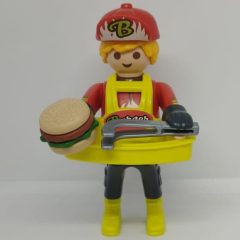    Playmobil 71455 Hamburger árus zsákbamacska figura 25. sorozat (fiúknak)