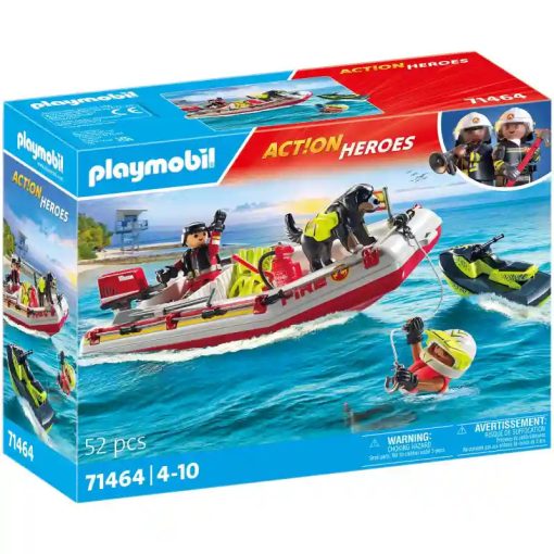 Playmobil 71464 Tűzoltócsónak jet-skivel