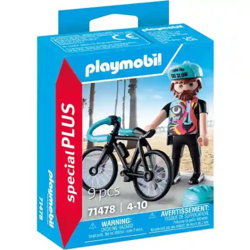 Playmobil 71478 Paul, a bicikliversenyző