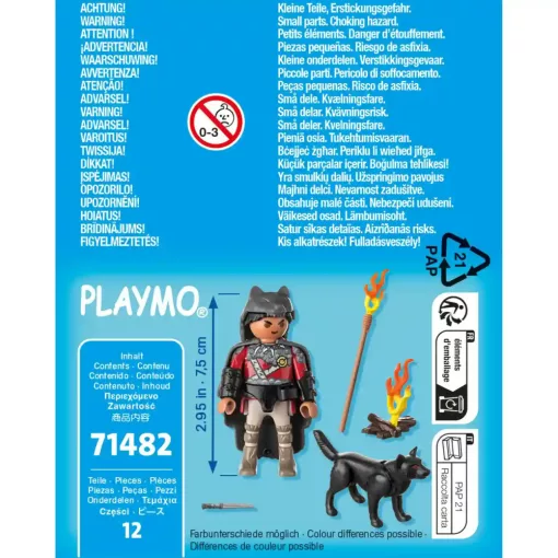 Playmobil 71482 Harcos farkassal