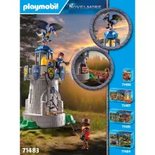 Playmobil 71483 Novelmore - Vártorony kovácsműhellyel és sárkánnyal (csomagolássérült)