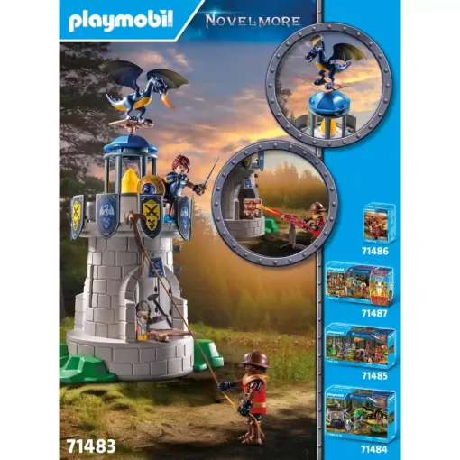 Playmobil 71483 Novelmore - Vártorony kovácsműhellyel és sárkánnyal (csomagolássérült)