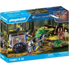   Playmobil 71484 Novelmore - Kincsszállító lovaskocsi kirablása