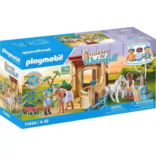Playmobil 71494 Horses of Waterfall - Istálló lómosóval