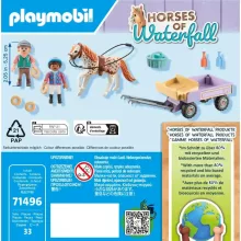Playmobil 71496 Horses of Waterfall - Póni lovaskocsi
