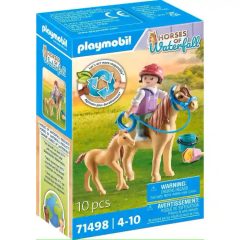   Playmobil 71498 Horses of Waterfall - Kislány pónival és csikóval