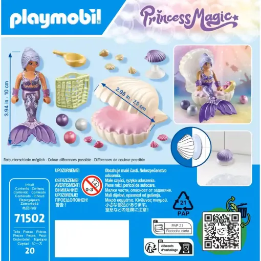 Playmobil 71502 Sellő gyöngyház kagylóval