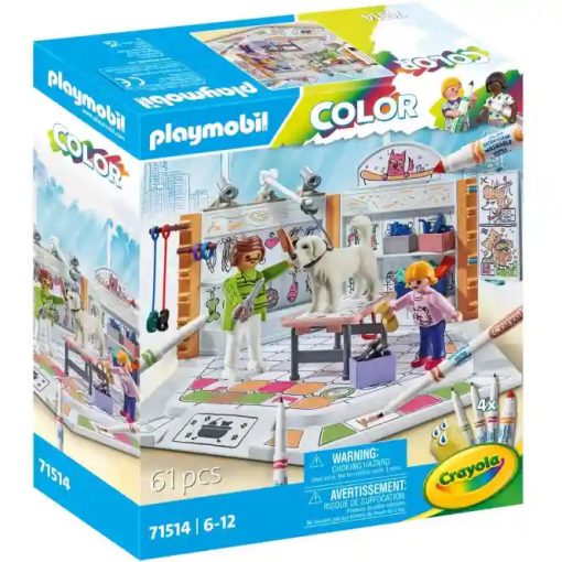 Playmobil 71514 Color - Kutyakozmetika színező filctollal