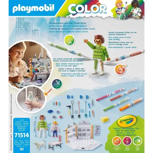 Playmobil 71514 Color - Kutyakozmetika színező filctollal
