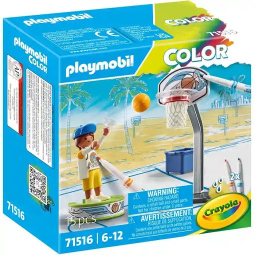 Playmobil 71516 Color - Kosárlabdázó színező filctollal