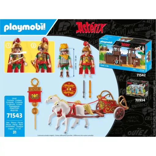 Playmobil 71543 Asterix és Obelix - Kétlovas római harci kocsi