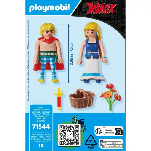 Playmobil 71544 Asterix és Obelix - Tragikomix és Falbala
