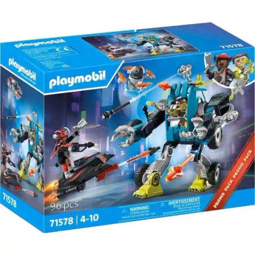 Playmobil 71578 Átalakítható harci robot vs. repülőgép csatája