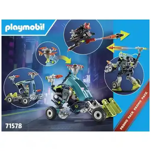 Playmobil 71578 Átalakítható harci robot vs. repülőgép csatája