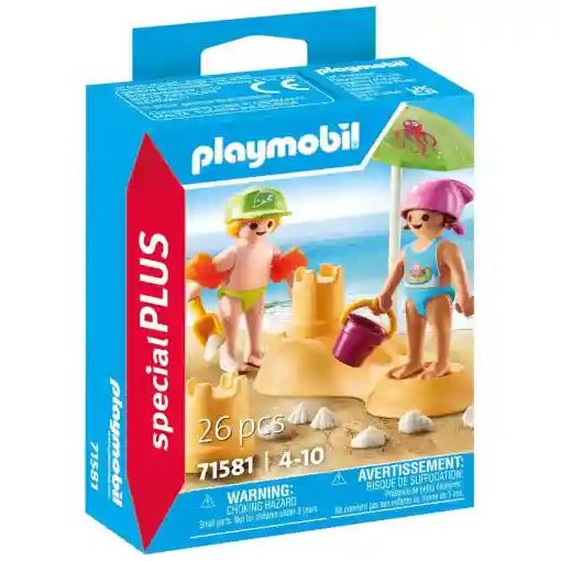 Playmobil 71581 Strandoló gyerekek homokvárral