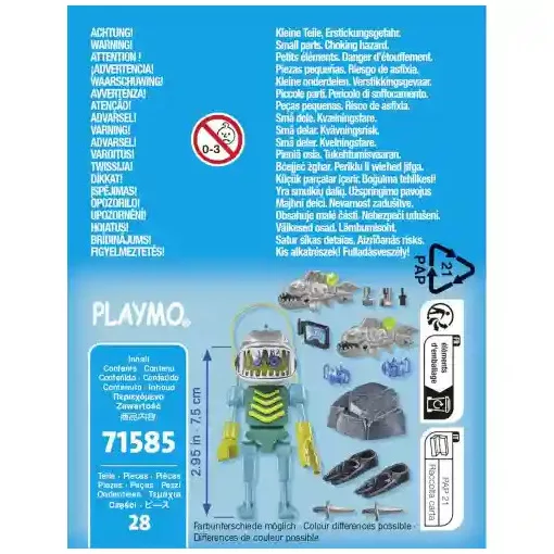 Playmobil 71585 Robotbúvár robothalakkal
