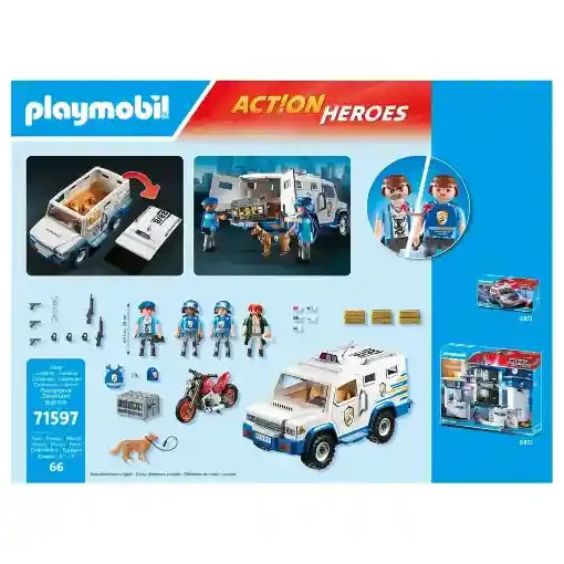 Playmobil 71597 Páncélautó, rendőrautó