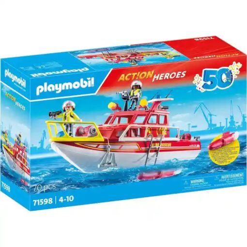 Playmobil 71598 Tűzoltóhajó víz alatti motorral