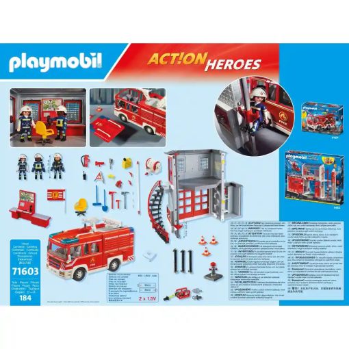 Playmobil 71603 Tűzoltóság tűzoltóautóval