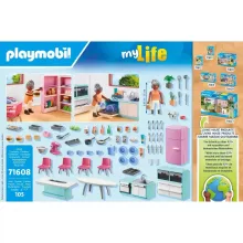 Playmobil 71608 Családi konyha étkezővel, babaház szoba