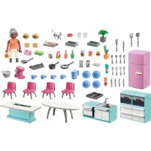 Playmobil 71608 Családi konyha étkezővel, babaház szoba