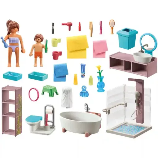 Playmobil 71611 Fürdőszoba, babaház szoba