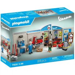   Playmobil 71620 '60-as évekbeli Vespa szervíz piros robogóval 