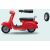   Playmobil 71620 '60-as évekbeli Vespa szervíz piros robogóval 