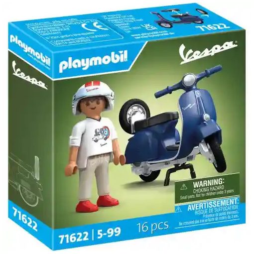 Playmobil 71622 1969 Vespa 150 Sprint Veloce robogó, kék