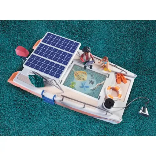 Playmobil 71623 Wiltopia - Korallzátony platform, hajó tengeri állatokkal