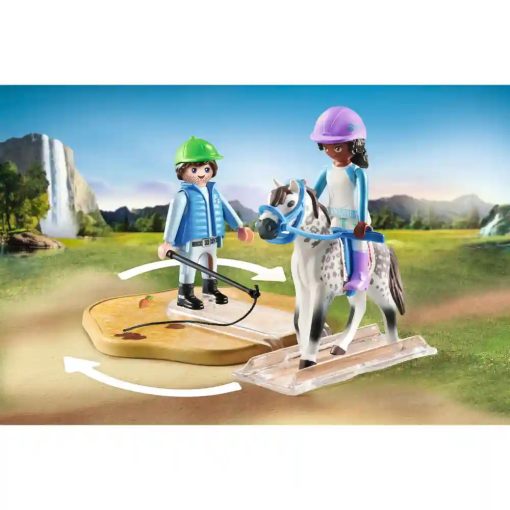 Playmobil 71637 Horses of Waterfall - Modern lovarda