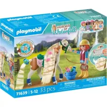 Playmobil 71639 Horses of Waterfall - Ellie és fésülhető Sawdust lova