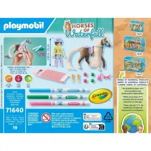 Playmobil 71640 Horses of Waterfall - Lovas színező filctollal