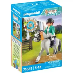 Playmobil 71641 Horses of Waterfall - Versenylovas lóval
