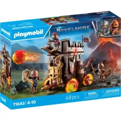   Playmobil 71643 Novelmore - Harci tüzes támadó torony ágyúval
