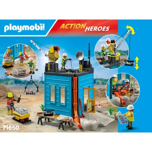 Playmobil 71650 Építkezés daruval