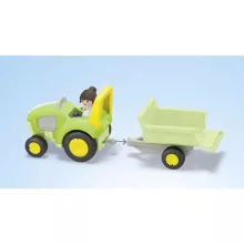 Playmobil 71656 Junior Farm traktorral, pótkocsival és állatokkal