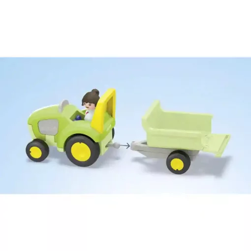 Playmobil 71656 Junior Farm traktorral, pótkocsival és állatokkal