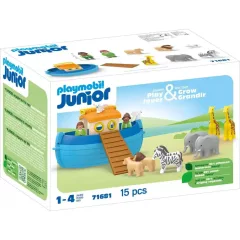   Playmobil 71681 Junior Hordozható Noé bárkája állatokkal