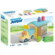 Playmobil 71686 Junior - Teherautó formaválogató garázzsal