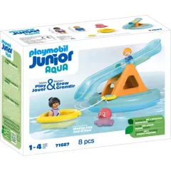 Playmobil 71687 Junior Aqua fürdőjáték vízicsúszdával