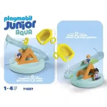 Playmobil 71687 Junior Aqua fürdőjáték vízicsúszdával