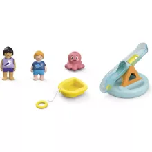 Playmobil 71687 Junior Aqua fürdőjáték vízicsúszdával