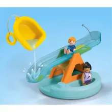 Playmobil 71687 Junior Aqua fürdőjáték vízicsúszdával
