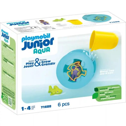 Playmobil 71688 Junior Aqua vízimalom fürdőjáték bébicápával