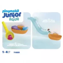Playmobil 71689 Junior Aqua horgászos fürdőjáték tengeri állatkákkal
