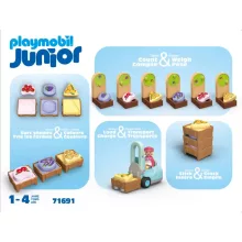 Playmobil 71691 Junior Biopiaci stand targoncával
