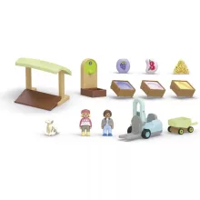Playmobil 71691 Junior Biopiaci stand targoncával