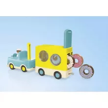 Playmobil 71702 Junior Fánkos autó rakodó és formaválogató funkcióval