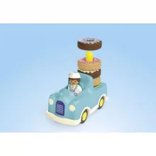 Playmobil 71702 Junior Fánkos autó rakodó és formaválogató funkcióval